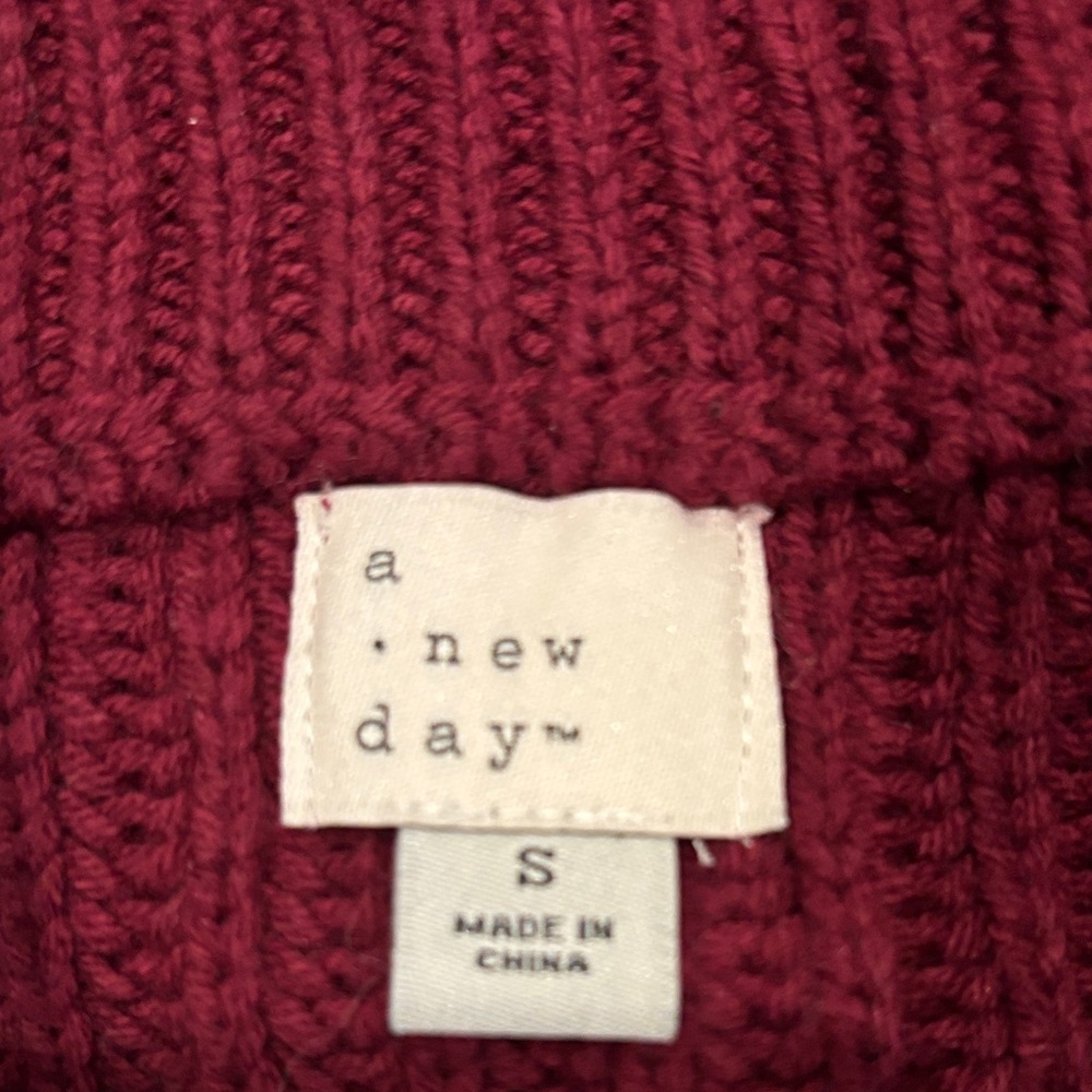 a new day Women's Maroon and Fuchsia Sweater - Picture 2 of 3